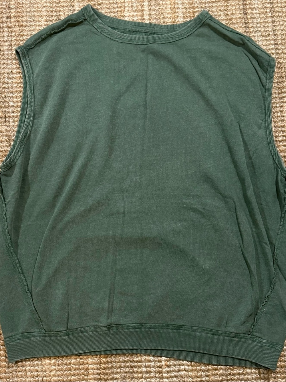 We The Free Forest Green Sleeveless Tank Top